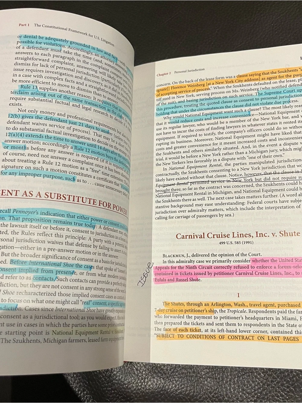 Civil Procedure Aspen Casebook Series Tenth Edition Yeazell Schwartz